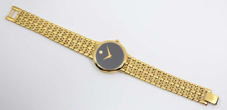Luxury Men's Movado Museum Classic in Gold PVD