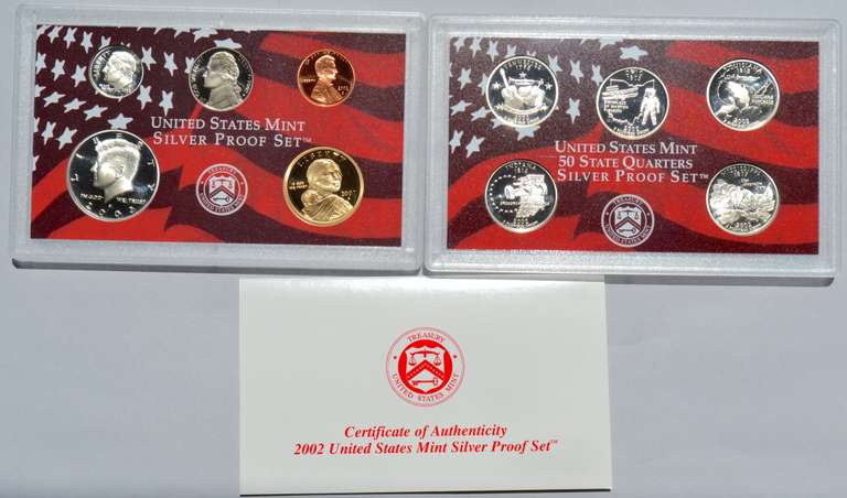 2002 Silver US Proof Set