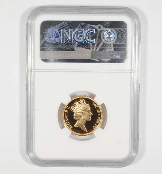 PF69 UCAM 1985 Great Britain 1 Sovereign - Graded NGC