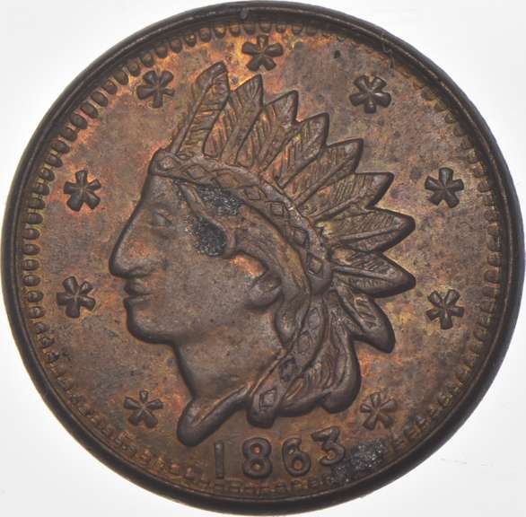 1863 Army & Navy Civil War Token