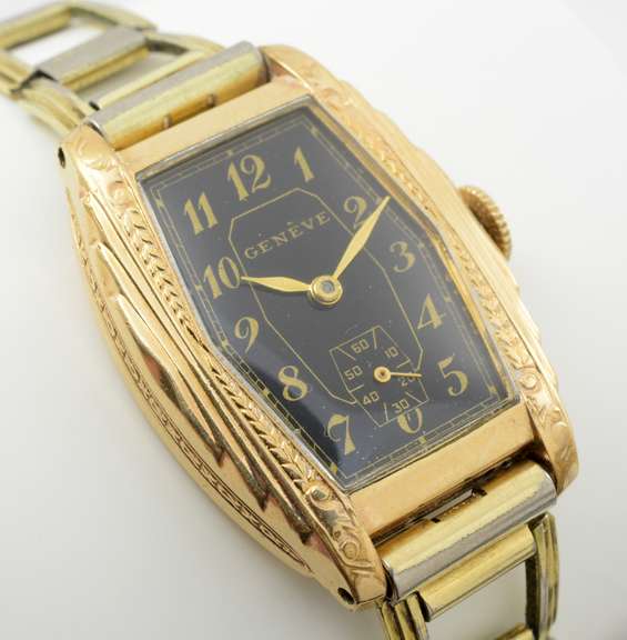 Rare NERNY Art Deco 10K RGP Wristwatch