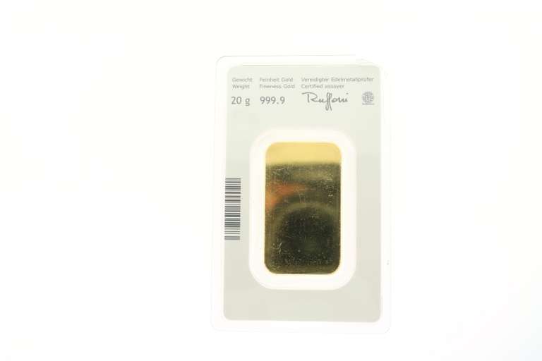 Pure 20 Gram Gold Bar