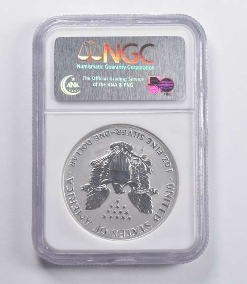 PF70 2006-P American Silver Eagle 20th Anniversary REV PF NGC