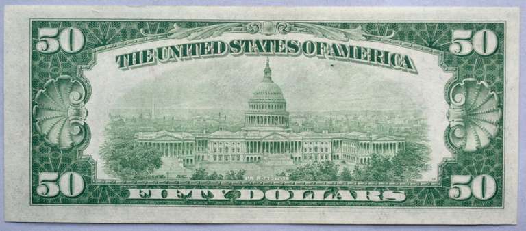 $50 1928 A FRN Note.