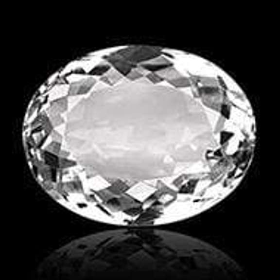 4X6MM OVAL WHITE TOPAZ LOOSE GEMSTONE