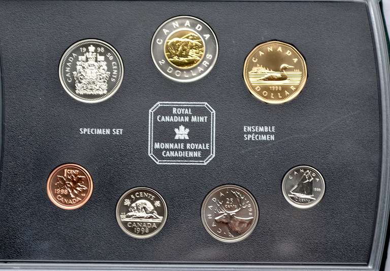 1994 1998 & 2002 Canada Specimen Sets