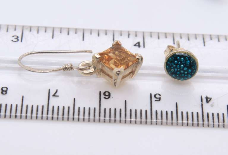Group Lot of 4 Vintage Sterling Silver Earrings