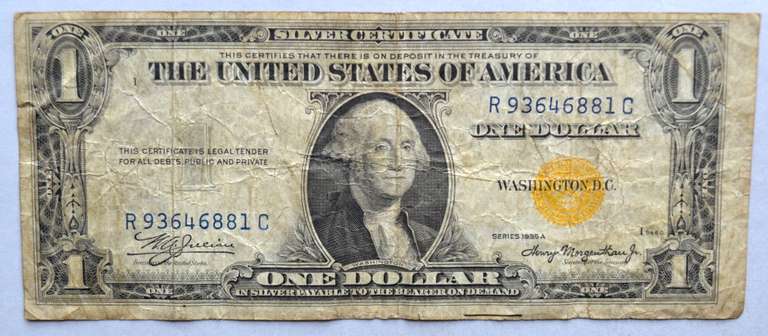 $1 1935A North Africa Emergency Issue Silver Certificate FR2306