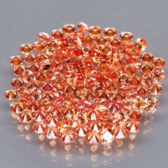 Diamond cut heated only 3.51ct imperial Sapphire set