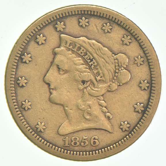 1856-S $2.50 Liberty Head Gold Quarter Eagle