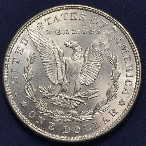 1887 Morgan Silver Dollar, BU.