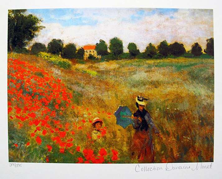 Claude Monet, Poppies Near Aegenteuil