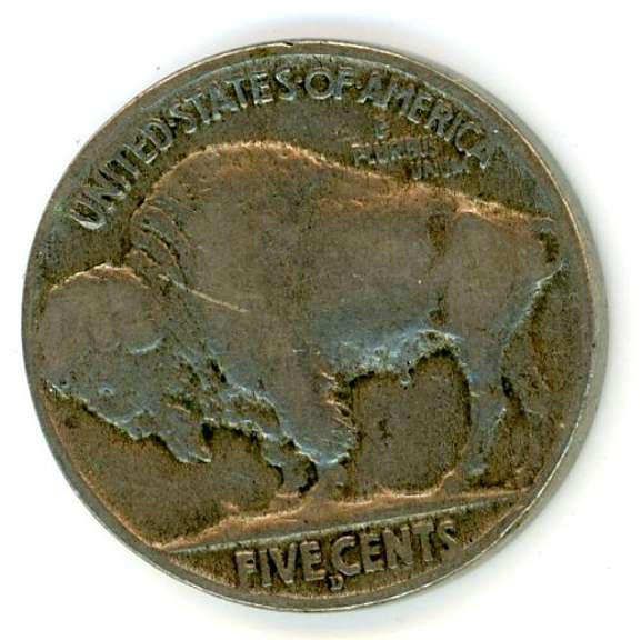 1915-D Buffalo Nickel