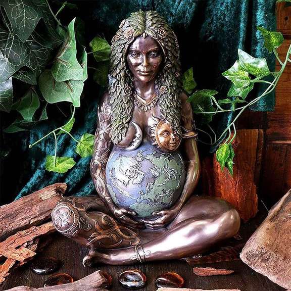 Statue of Mother Earth Goddess of Nature Statue