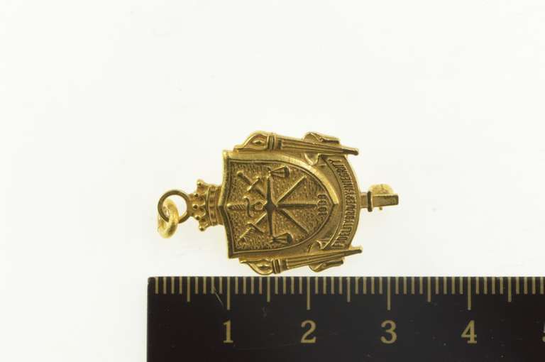 10K Yellow Gold FBI Federal Bureau of Investigation Seal Pin/Brooch
