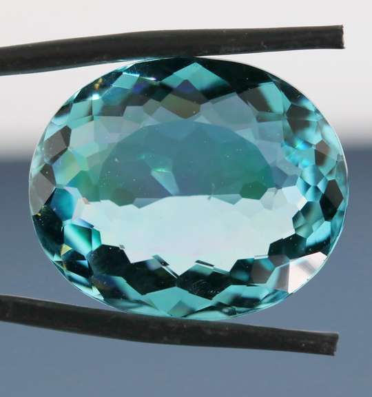 Designer 30.20ct blue green Hydrothermal Quartz