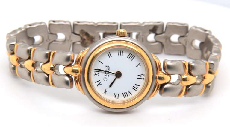 Caravelle 2 Tone Quartz Ladies Watch