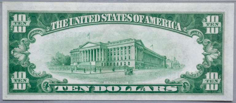 $10 1928 Ohio Gold Redeemable Numerical Choice 64 PMG