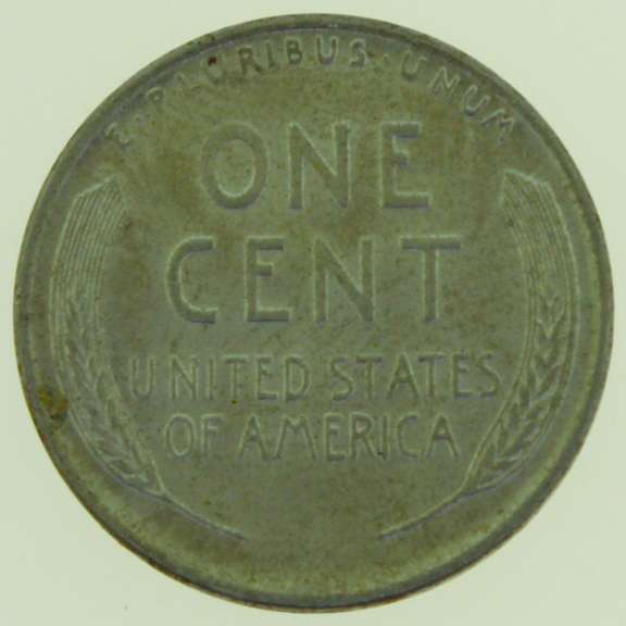1943 Lincoln Wheat 1 Cent Steel Penny