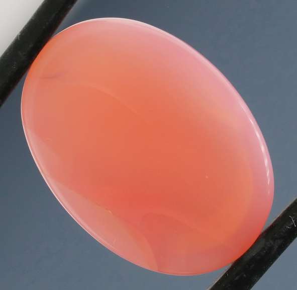 Gorgeous 9ct coral pink Opal cabochon
