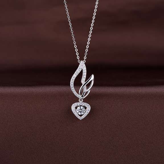 Stylish Angel Dancing stone Pendant