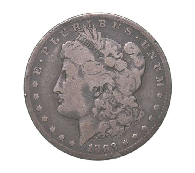 1893-CC Morgan Silver Dollar