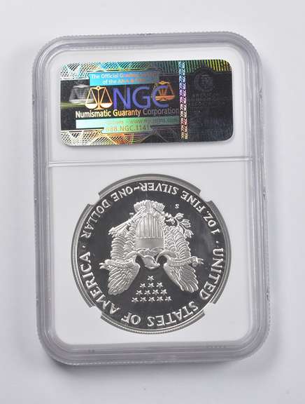 PF69 UCAM 1992-S American Silver Eagle Signed Jones NGC