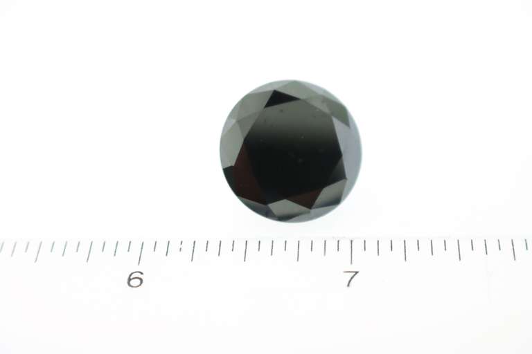 Certified Jet Black Moissanite
