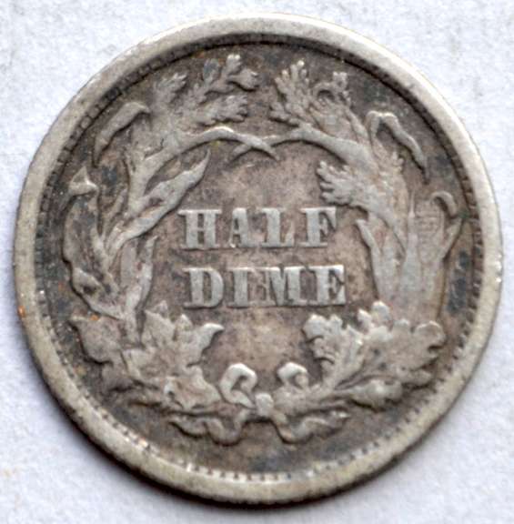 1873 Seated Half Dime