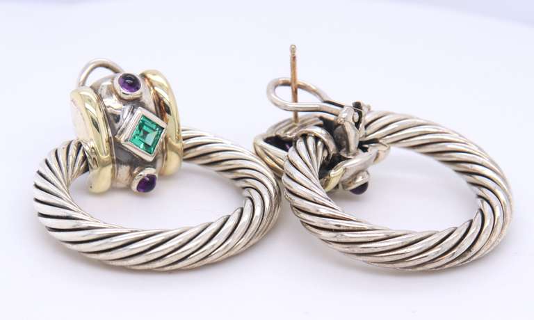 David Yurman Renaissance Door Knocker Earrings