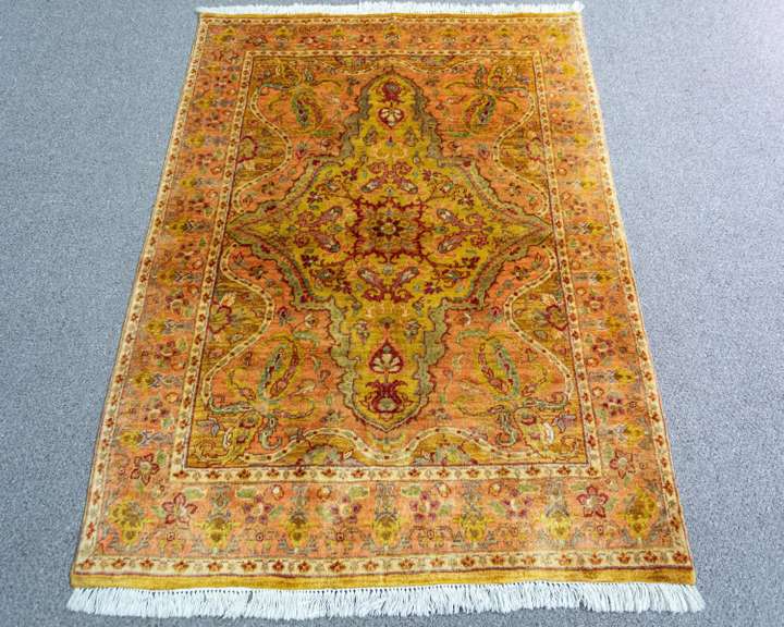 Handmade Indo Khorasan Design 4.7x5.11