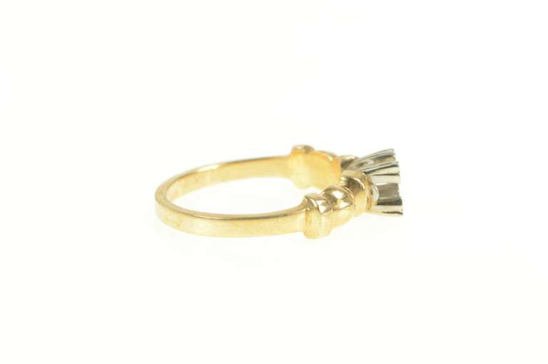14K Yellow Gold 3.75mm Vintage NOS 1950's Engagement Setting Ring