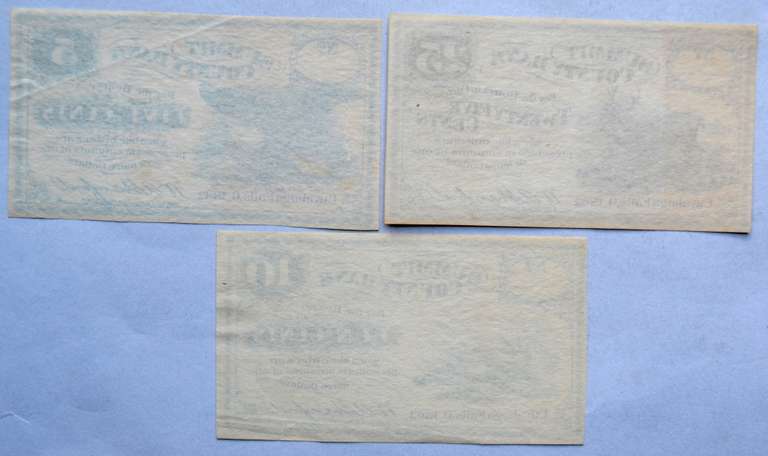 5 10 &25 Cent Summit County Bank Cuyahoga Falls Ohio CH CU Notes