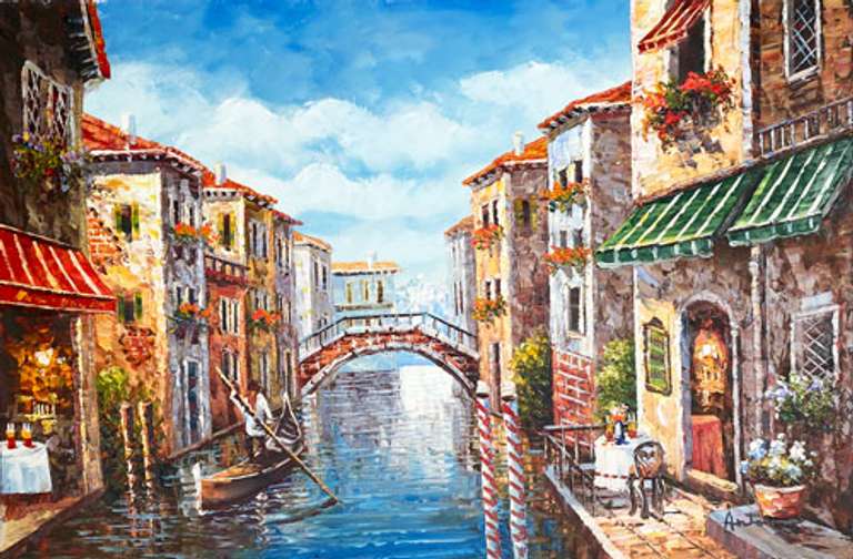 BEAUTIFUL HAND PAINTED OIL PAINTING ON CANVAS