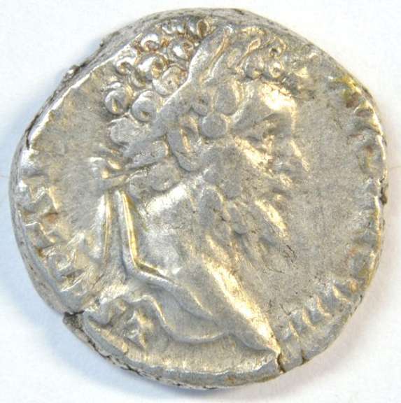 Sharp Septimius Severus Roman Silver Denarius, 193-211 AD