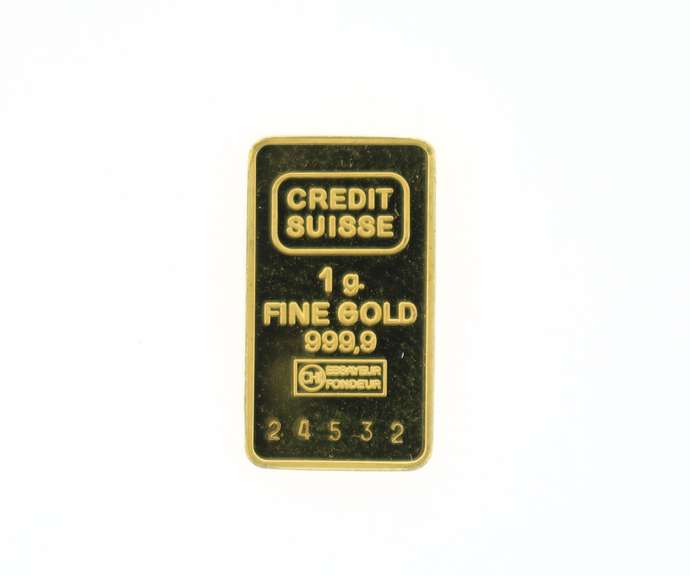 Pure .999 Gold Bar