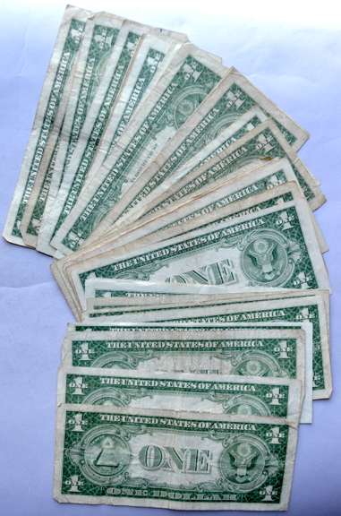 40 $1 Silver Certificates