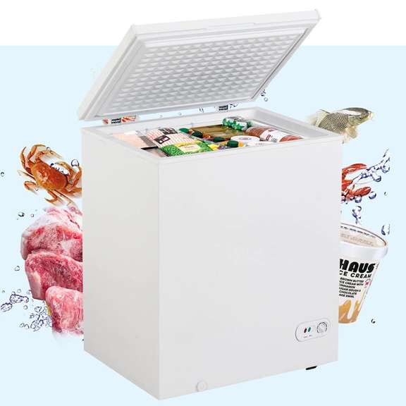 5 cu.ft Mini Freezer Removable Storage 7 Temperature