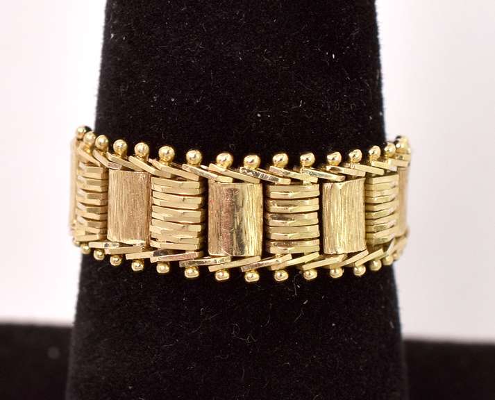 Fancy Flexible Ring in 14K Yellow Gold