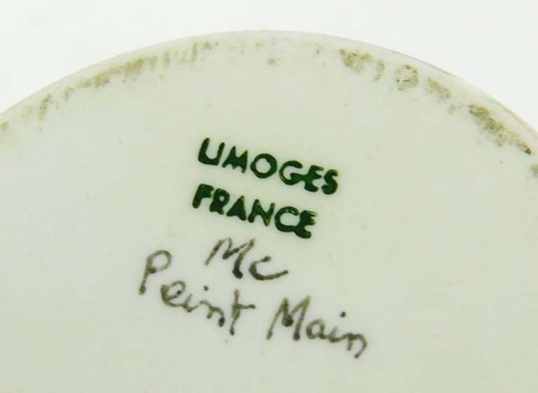 Signed Limoges, France Handpainted Large Box