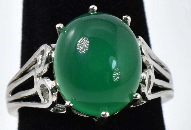 Green Stone Ring
