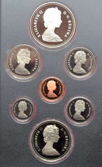 3 7 Piece Canada 1983 6 &8 Proof SetsSets