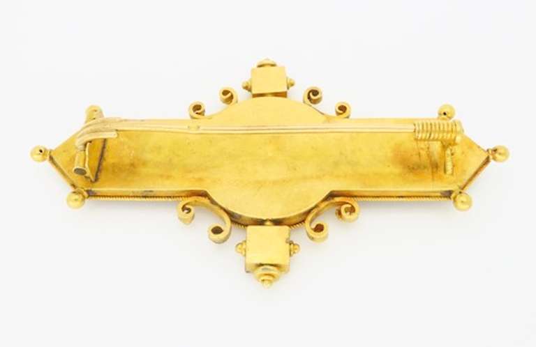 Victorian Mico Mosaic Brooch in 18k
