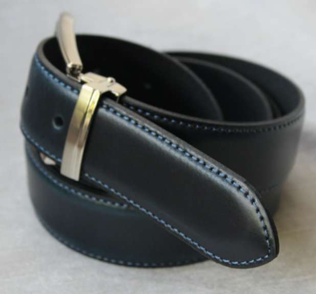 Classy Full Grain Leather Belt, Made In Italy
