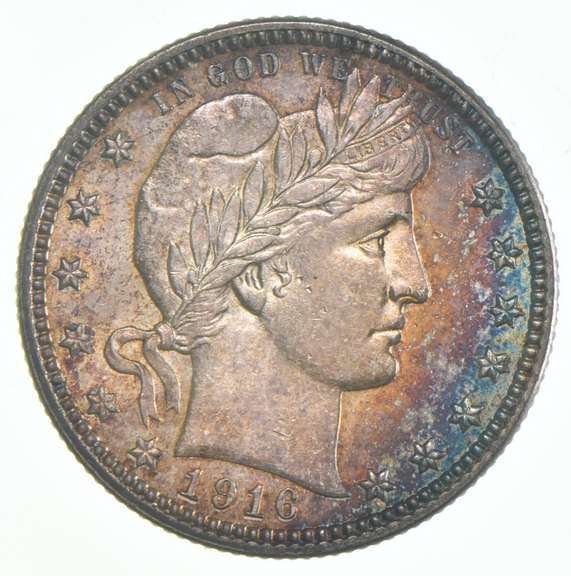 1916-D Barber Quarter