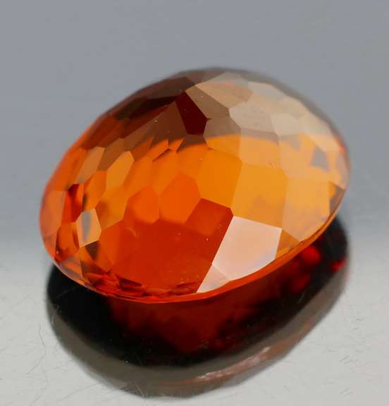 Ravishing top color 28.01ct high caliber Hydrothermal Citrine