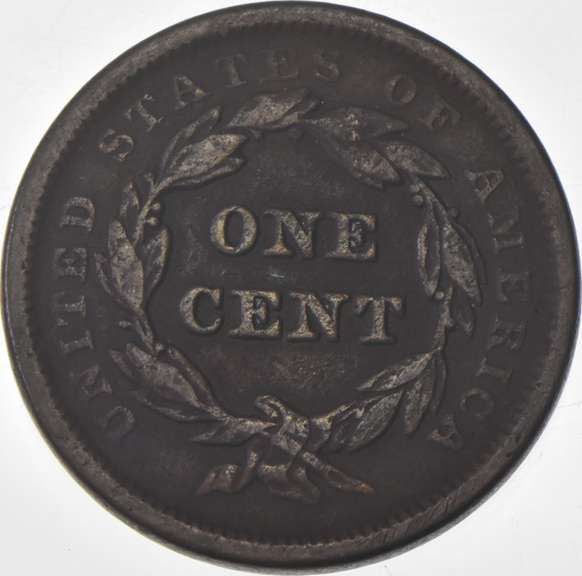 1841 Braided Hair Large Cent