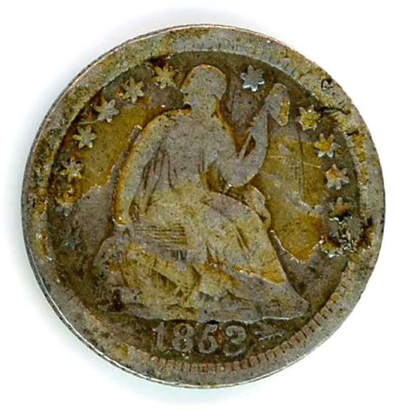 1853-O Liberty Seated Half Dime