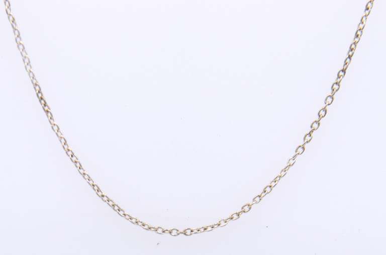 Vintage Sterling Silver Cable Chain Necklace
