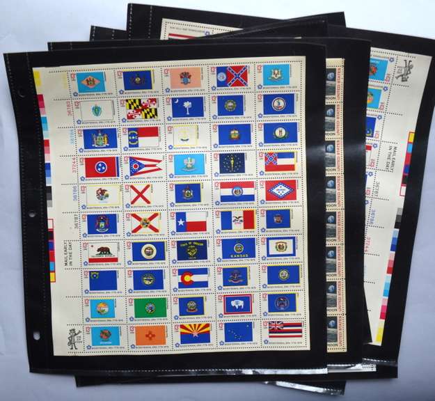 6 8 10 13 & 22 Cent US Sheets $40.70 Face Value